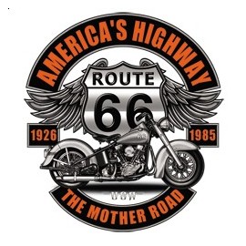 Koszulka motocyklowa Route 66 Highway