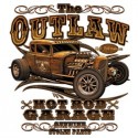 Koszulka samochodowa The Outlaw Hot Rod