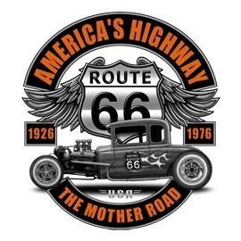 Koszulka America's Highway Route 66